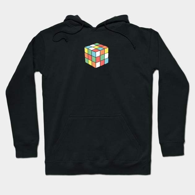 80s Retro Cubic Hoodie by Gustavo Alvaro